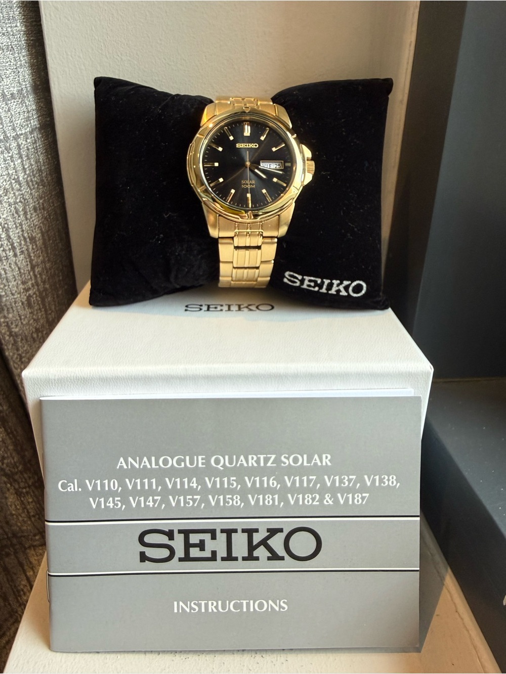 Seiko Gold-Tone Unisex Watch